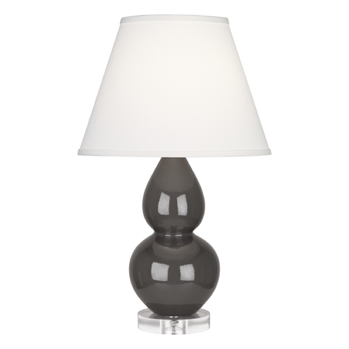 22-Inch Double Gourd Table Lamp in Ash by Robert Abbey