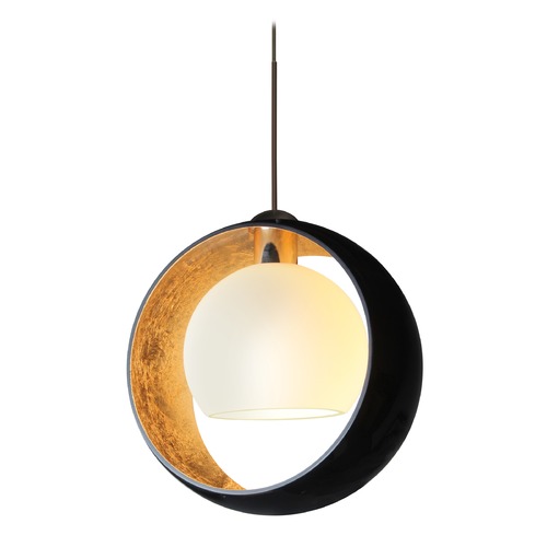 Besa Lighting Besa Lighting Pogo Bronze Pendant Light 1XT-4293GF-BR