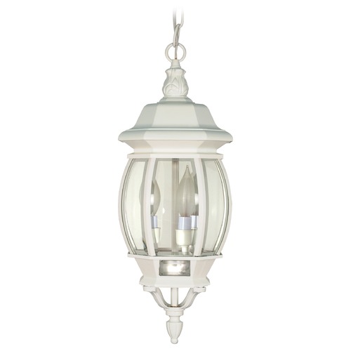 Nuvo Lighting Nuvo Lighting Central Park White Outdoor Hanging Light 60/894
