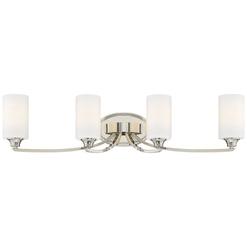 Minka Lavery Tilbury Polished Nickel Bathroom Light by Minka Lavery 3984-613