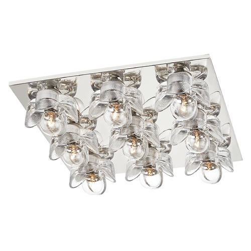 Mitzi by Hudson Valley Shea Polished Nickel Flush Mount by Mitzi by Hudson Valley H410509-PN