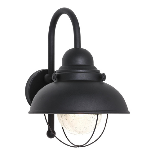 Sebring 15.75-Inch Black LED Outdoor Wall Light by Generation Lighting