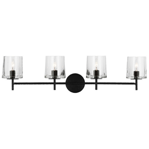 Visual Comfort Studio Collection Ellen Degeneres Marietta Aged Iron Bathroom Light