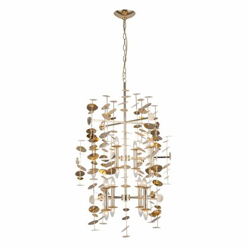 Alora Lighting Yukari Large Chandelier in Polished Brass by Alora Lighting CH340041PB