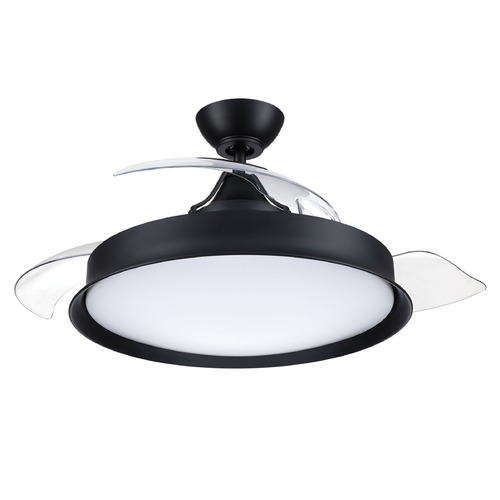 Craftmade Lighting Union Flat Black LED Ceiling Fan with Light