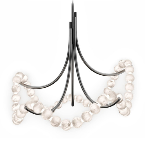 Modern Forms by WAC Lighting Modern Forms Parel Antique Nickel LED Chandelier PD-50437-AN