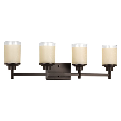 Alexa Antique Bronze Bathroom Light by Progress Lighting