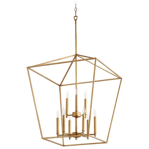 Quorum Lighting Gabriel Gold Leaf Pendant by Quorum Lighting 604-9-74