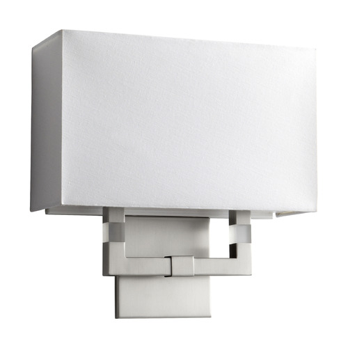 Chameleon Large LED Acrylic Wall Sconce in Nickel by Oxygen Lighting