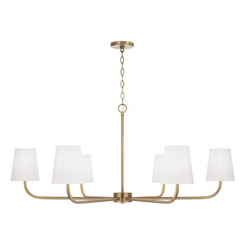 Brody 47-Inch Chandelier in Aged Brass by Capital Lighting