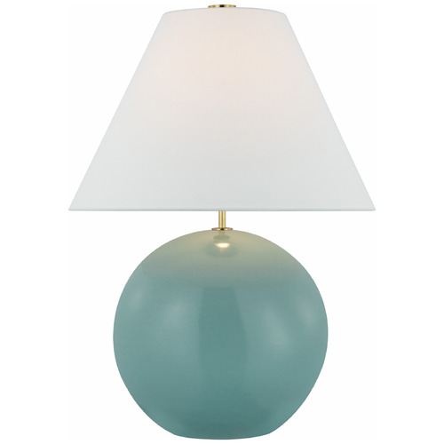 Visual Comfort Signature Collection Kate Spade New York Brielle Table Lamp in Seafoam Blue by VC Signature KS3020SFBL