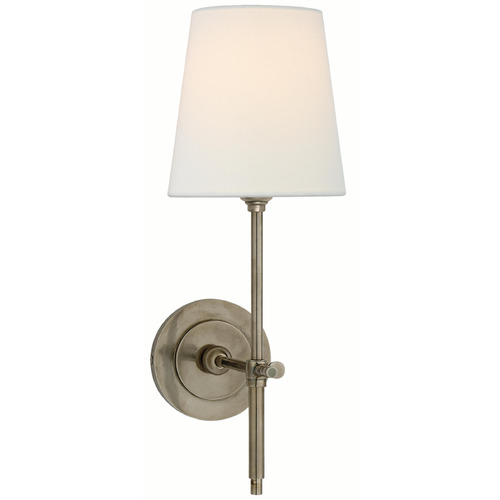 Visual Comfort Signature Collection Visual Comfort Signature Collection Thomas O'brien Bryant Antique Nickel Sconce TOB2002AN-L