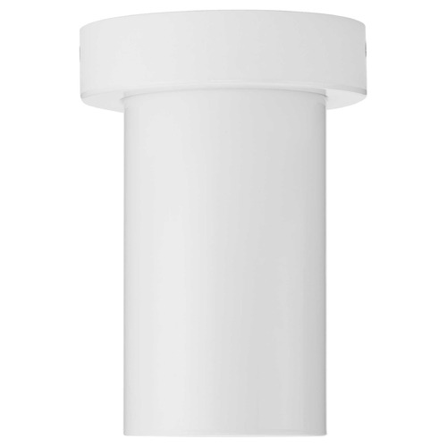 1-Light Adjustable Ceiling Mount from the 3In Cylinders Collection in White Finish