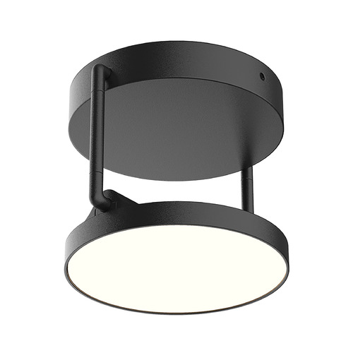 Kuzco Lighting Novel Black LED Semi-Flushmount Light
