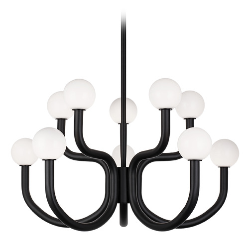 Matteo Lighting Joelle Matte Black LED Chandelier