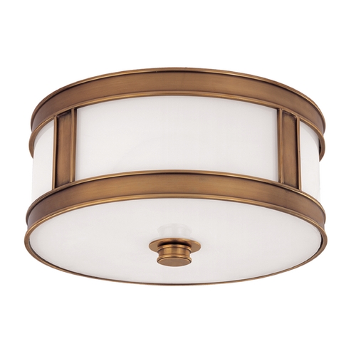 Hudson Valley Lighting Patterson Flush Mount in Aged Brass by Hudson Valley Lighting 5513-AGB