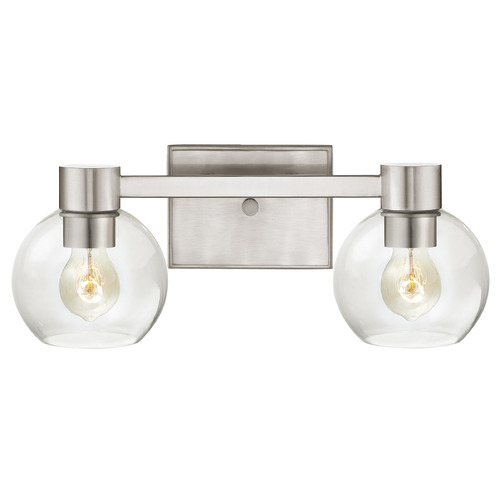 Vashon 2-Light Bath Light in Satin Nickel by Design Classics Lighting