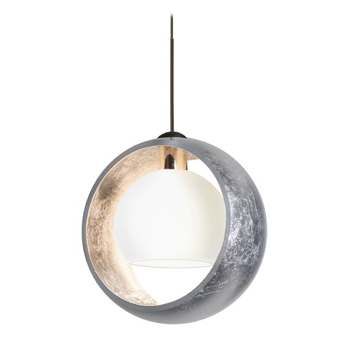 Besa Lighting Besa Lighting Pogo Bronze Pendant Light 1XT-4293SS-BR