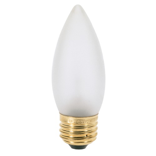 Satco Lighting Incandescent Flame Light Bulb Medium Base 130V by Satco A3634