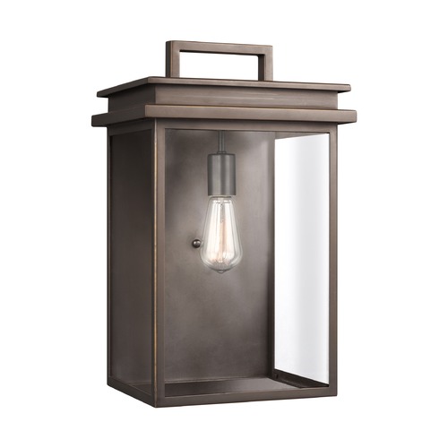 Visual Comfort Studio Collection Glenview Large Outdoor Lantern in Bronze by Visual Comfort Studio OL13603ANBZ