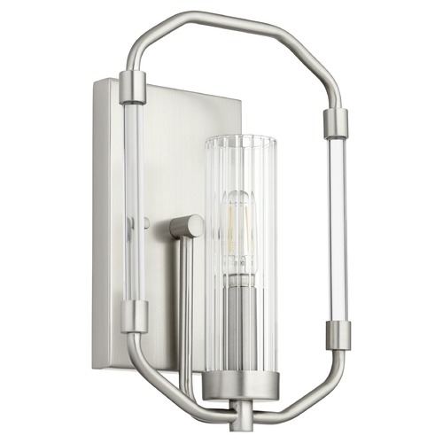 Quorum Lighting Citadel Satin Nickel Sconce by Quorum Lighting 5163-1-65