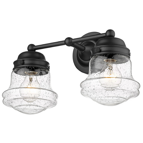 Vaughn Matte Black Bathroom Light by Z-Lite