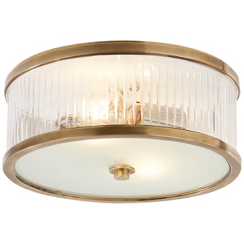 Alexa Hampton Randolph Flush Mount in Brass by Visual Comfort Signature