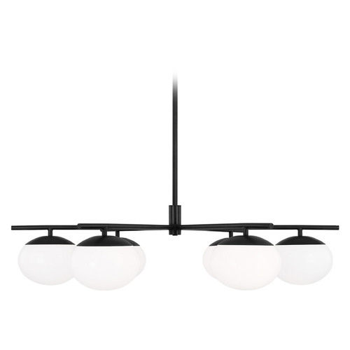 Visual Comfort Studio Collection Ellen Degeneres Lune Aged Iron LED Chandelier