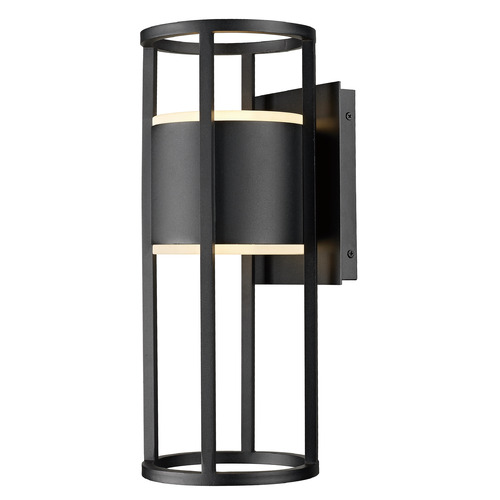 Luca Black LED Outdoor Wall Light by Z-Lite