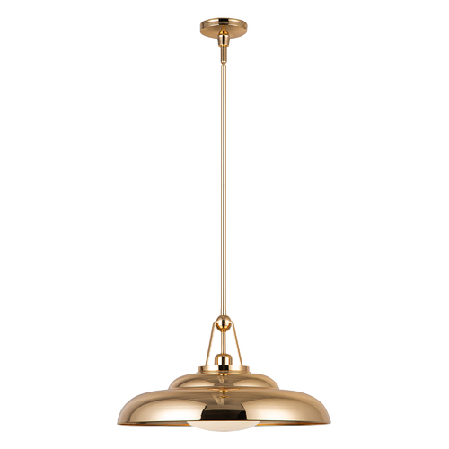 Palmetto Pendant in Polished Brass by Alora Lighting