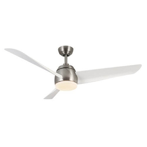 Kuzco Lighting Thalia Brushed Nickel LED Ceiling Fan with Light