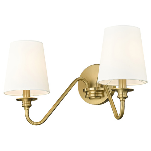 Z-Lite Gianna Modern Gold Sconce