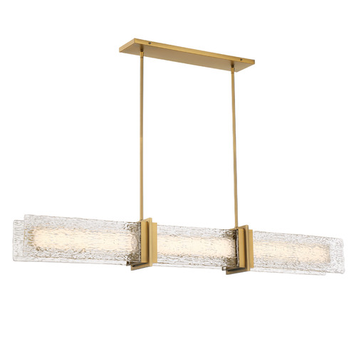Lumina 52-Inch LED Linear Light in Legacy Brass by Minka Lavery