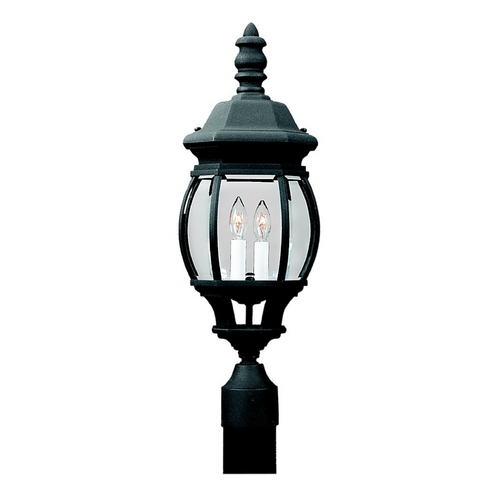Wynfield Post Light in Black by Generation Lighting