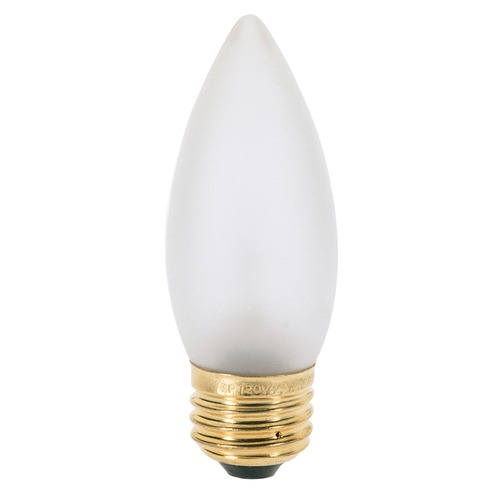 Satco Lighting Incandescent Flame Light Bulb Medium Base 130V by Satco A3635