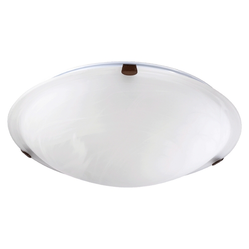 Quorum Lighting Oiled Bronze Flush Mount by Quorum Lighting 3000-16-86