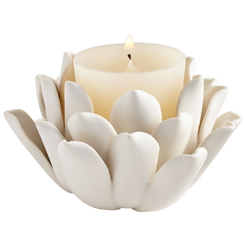 Cyan Design Dahlia Matte White Bowl by Cyan Design 06870