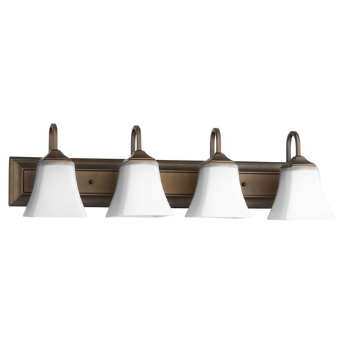 Oiled Bronze Bathroom Light by Quorum Lighting
