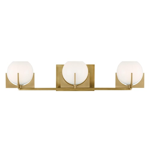 Abbott Burnished Brass LED Bathroom Light by Generation Lighting