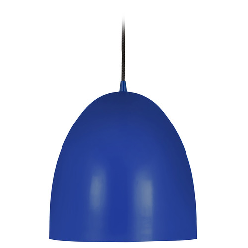 Z Studio Dome Blue Mini Pendant by Z-Lite
