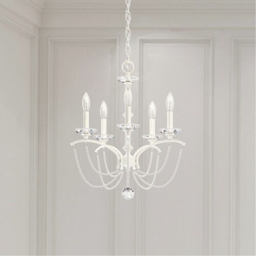 Priscilla White Chandelier by Schonbek Lighting