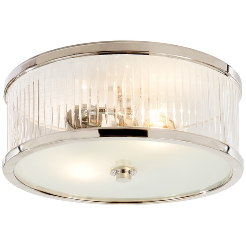 Alexa Hampton Randolph Large Flush Mount in Nickel by Visual Comfort Signature