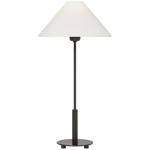 Visual Comfort Signature Collection Hackney Bronze LED Console & Buffet Lamp with Coolie Shade