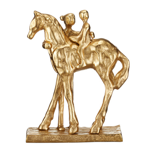 Currey and Company Dujardin Gold Sculpture
