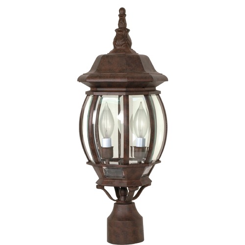 Central Park Old Bronze Post Light by Nuvo Lighting