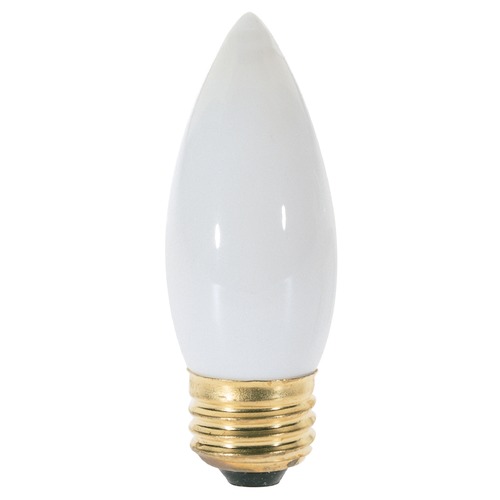 Satco Lighting Incandescent Flame Light Bulb Medium Base 130V by Satco A3637