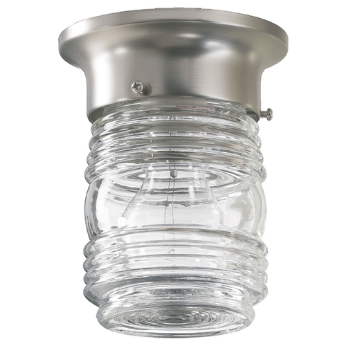 Satin Nickel Flush Mount by Quorum Lighting