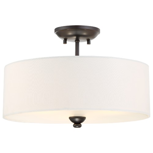 Minka Lavery Shadowglen Lathan Bronze Semi-Flush Mount by Minka Lavery 3286-589