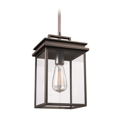 Visual Comfort Studio Collection Glenview Outdoor Hanging Light in Bronze by Visual Comfort Studio OL13609ANBZ