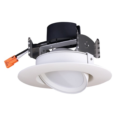 Satco Lighting 9.5W 4-Inch LED Directional Retrofit Gimbaled 4000K 600LM 120V Dimmable by Satco Lighting S29465